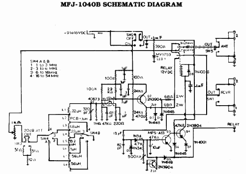 DeLuxe RF Preselector II MFJ-1040B; MFJ Enterprises; (ID = 2722665) Amateur-D