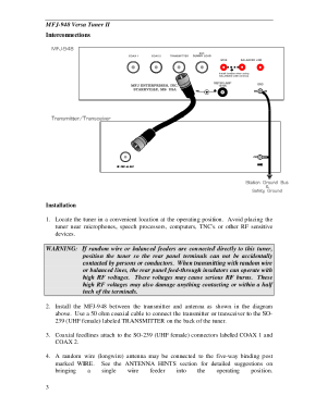 Deluxe Versa Tuner II MFJ-948; MFJ Enterprises; (ID = 2950092) Antenna