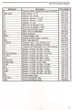 HF/VHF SWR Analyzer MFJ-259; MFJ Enterprises; (ID = 2923097) Amateur-D