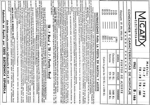 580; Micafix Electrónica; (ID = 589353) Radio