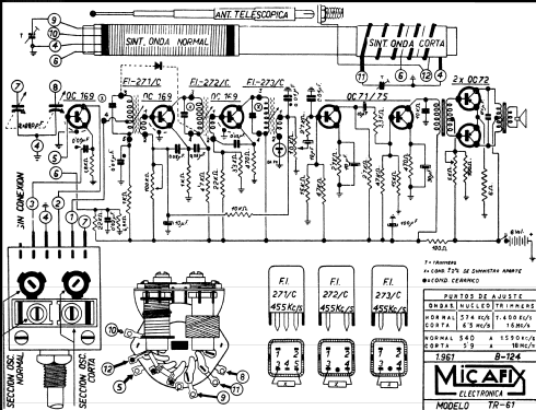 TR61; Micafix Electrónica; (ID = 593128) Radio