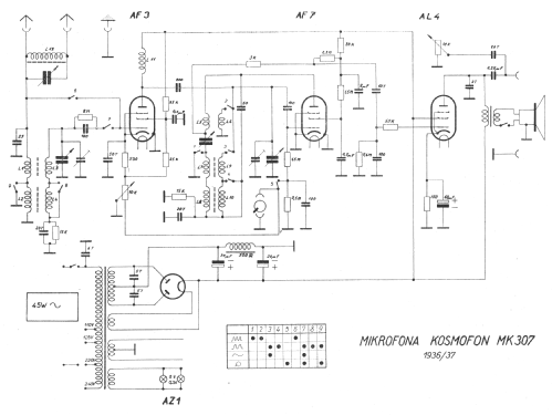 Kosmofon MK307; Microphona Mikrofona (ID = 17448) Radio