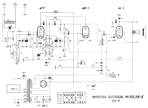 Superdual MK305-II ; Microphona Mikrofona (ID = 17133) Radio