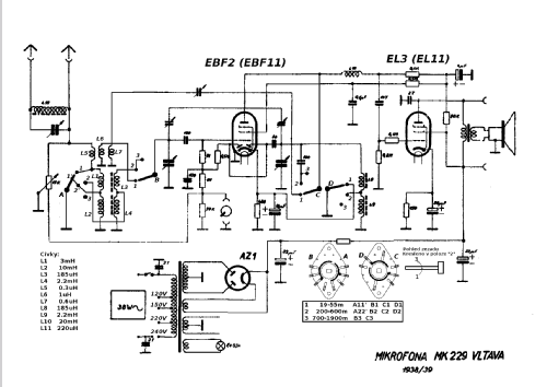 Vltava MK212; Microphona Mikrofona (ID = 1479156) Radio