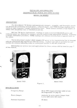 MicroMatch Model 700 Series; Microwave Devices, (ID = 3048457) Equipment