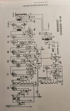 Chassis 10-34; Midwest Radio Co., (ID = 2909842) Radio