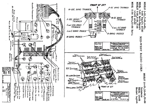 Chassis 10-38ACDC; Midwest Radio Co., (ID = 526099) Radio