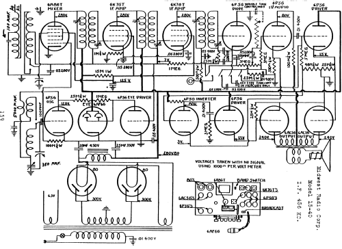 Chassis 15-40; Midwest Radio Co., (ID = 55475) Radio