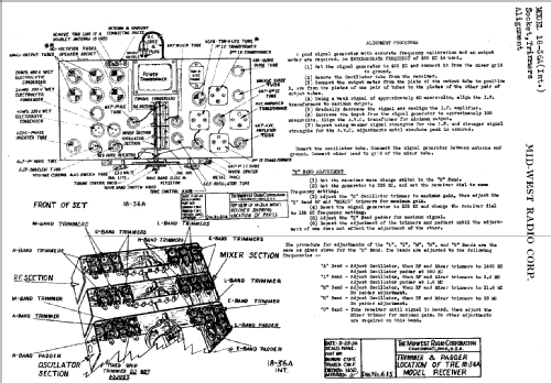 Chassis 18-36A; Midwest Radio Co., (ID = 526192) Radio