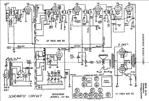 F-10 Ch= 10-34; Midwest Radio Co., (ID = 526832) Radio