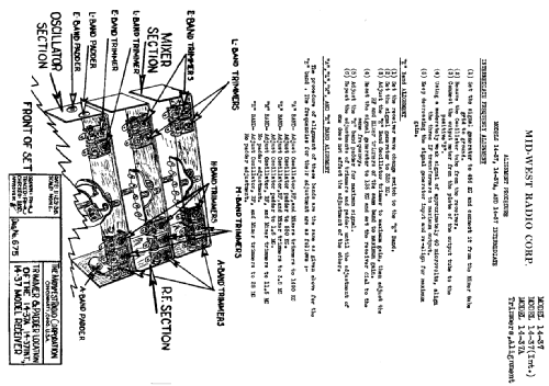 P-14 Ch= 14-37 intermediate; Midwest Radio Co., (ID = 524872) Radio