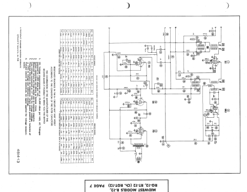 R-12 Ch= RGT-12; Midwest Radio Co., (ID = 1390541) Radio