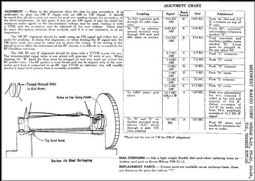 R-16 Ch= RGT-16; Midwest Radio Co., (ID = 343325) Radio