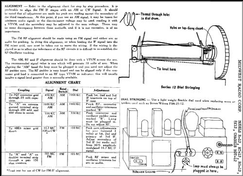 RG-12 Ch= RGT-12; Midwest Radio Co., (ID = 343300) Radio