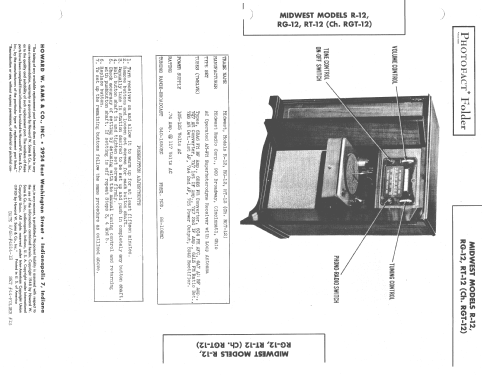 RG-12 Ch= RGT-12; Midwest Radio Co., (ID = 1390568) Radio