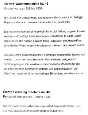 Elektro-Waschmaschine Nr. 45; Miele; Gütersloh (ID = 2949395) Haushaltgeräte