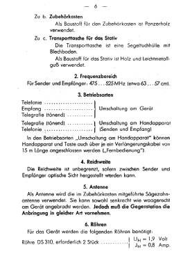 Dezimetergerät, tragbar DMG 2T; Militär verschiedene (ID = 3041847) Mil TRX