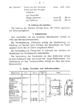 Dezimetergerät, tragbar DMG 2T; Militär verschiedene (ID = 3041849) Mil TRX