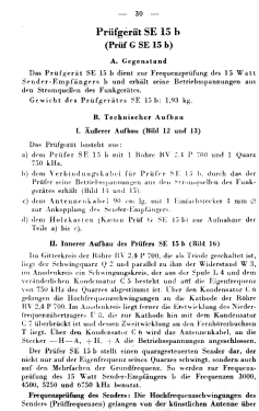 Prüfer Prüf G.SE.15 b; Militär verschiedene (ID = 3041665) Equipment