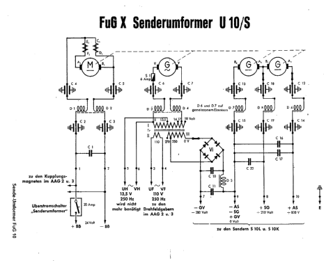 Sender und Empfänger Umformer U10/E U10/S; Militär verschiedene (ID = 335684) Power-S