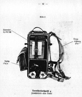 Tornisterfunkgerät 'Gera' Torn.Fu.g; Militär verschiedene (ID = 3029563) Mil TRX