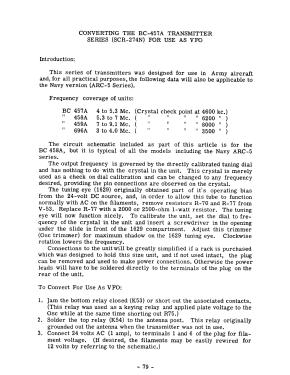 Radio Transmitter BC-459-; MILITARY U.S. (ID = 2970751) Mil Tr