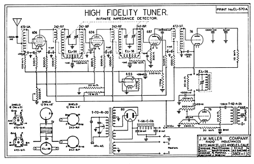 High-Fidelity Tuner 565; Miller, J.W.; Los (ID = 1722682) Radio