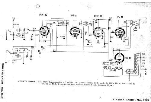 Amalfi 525/2; Minerva Ital-Minerva (ID = 615493) Radio