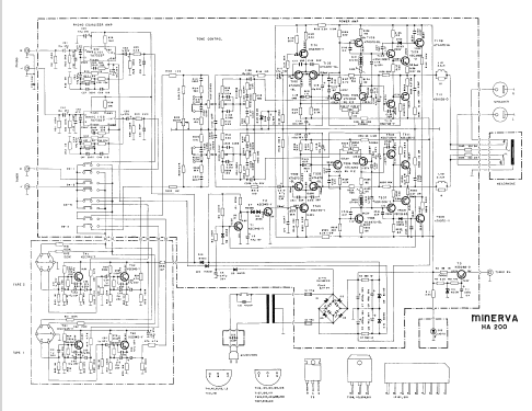 HA-200; Minerva Ital-Minerva (ID = 805306) Ampl/Mixer