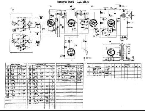 Nemi 545/5F; Minerva Ital-Minerva (ID = 1620862) Radio