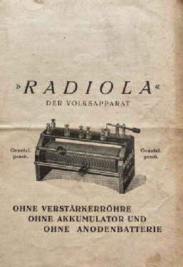 Radiola ; Minerva-Radio (ID = 3065421) Detektor