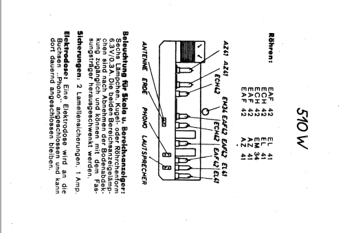 510W; Minerva Schweiz (ID = 18623) Radio