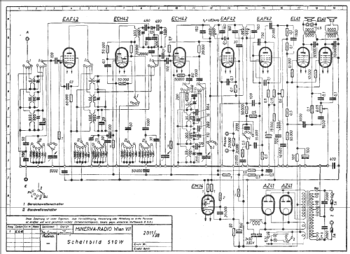 510W; Minerva Schweiz (ID = 2013533) Radio