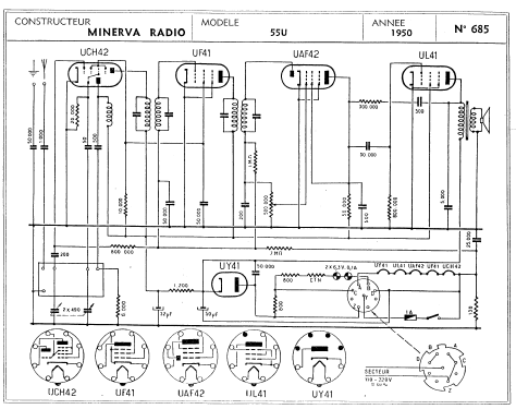 55U; Minerva Radio; Paris (ID = 112736) Radio