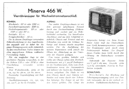 466W-2; Minerva-Radio (ID = 120938) Radio