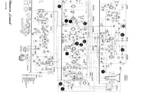 Consul 658; Minerva-Radio (ID = 142998) Television