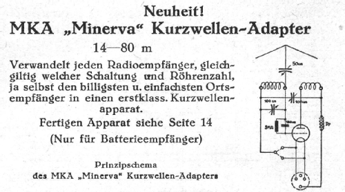 KW-Adapter MKA; Minerva-Radio (ID = 1041039) Converter