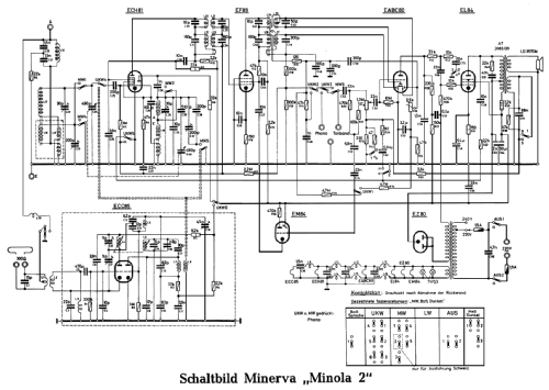 Minola 2 593N; Minerva-Radio (ID = 55373) Radio