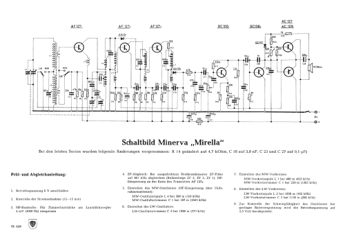 Mirella 672 Nr. 1.143.051 bis 1.197.250; Minerva-Radio (ID = 453915) Radio