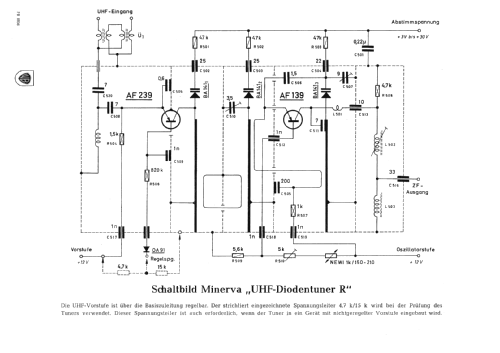 UHF-Diodentuner 2111 -R -T; Minerva-Radio (ID = 1057244) Converter