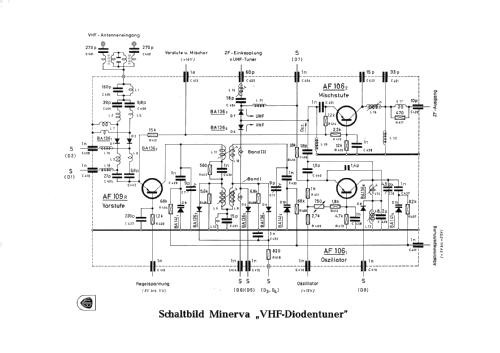 VHF-Diodentuner 2112, 2112 /2; Minerva-Radio (ID = 1057370) Converter