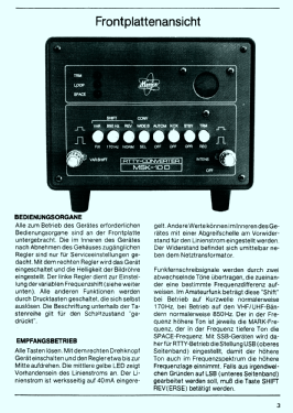 RTTY-Konverter MSK-10D; Minix, Hannover (ID = 2714435) Amateur-D