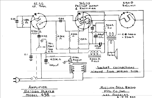 498 ; Mission Bell Radio (ID = 436126) Enrég.-R