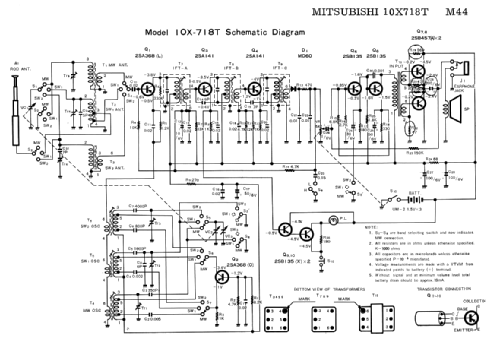 10X718T; Mitsubishi Electric (ID = 1684360) Radio