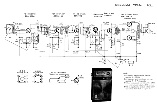 7X-164; Mitsubishi Electric (ID = 1684369) Radio