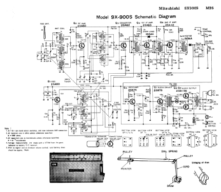 9X-900S; Mitsubishi Electric (ID = 1684381) Radio