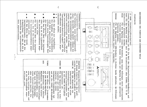 Dual Monaural Construction Tuner-Preamplifier DA-C20; Mitsubishi Electric (ID = 1141007) Radio