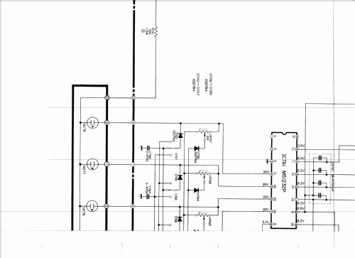 Farbfernseher CT-2002G; Mitsubishi Electric (ID = 1146302) Television