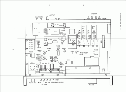 Quartz PLL Synthesizer FM Stereo Tuner DA-F20; Mitsubishi Electric (ID = 1142562) Radio