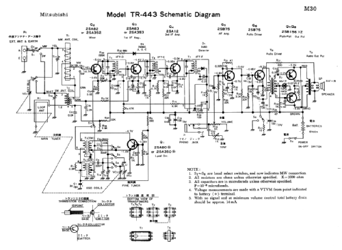 TR-443; Mitsubishi Electric (ID = 1684385) Radio